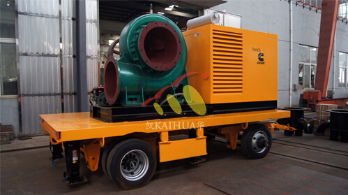 康明斯移动式柴油混流泵机组成品