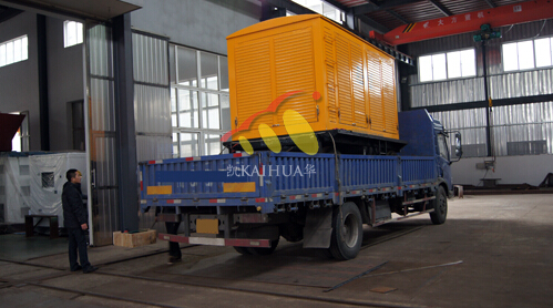 400KW上柴移动式柴油发电机组顺利出厂