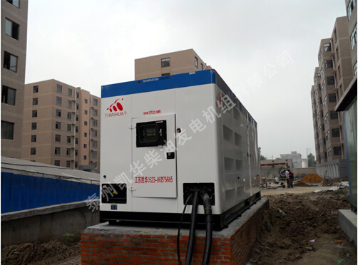凯华600KW低噪音柴油发电机组合肥项目顺利交付客户