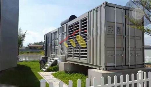 凯华集装箱式柴油发电机组现场图