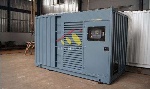 大连政府采购300KW集装箱发电机组成功出厂