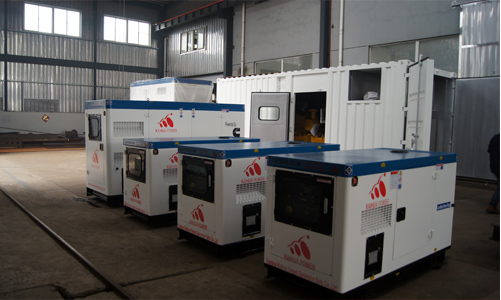 四台静音柴油发电机组